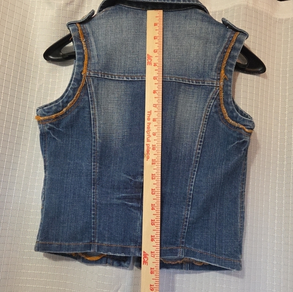 Bubblegum Denim Vest Size Small  Y2K - Picture 8 of 8